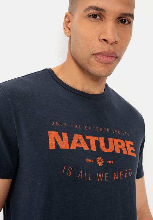 Actual product image Camel Active T-shirt with print made from sustainable organic cotton (XXL)