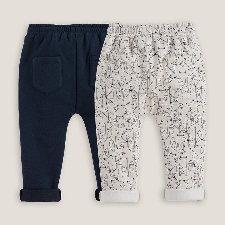 Image du produit La Redoute Collections Lot de 2 sarouels en sweatware (86)