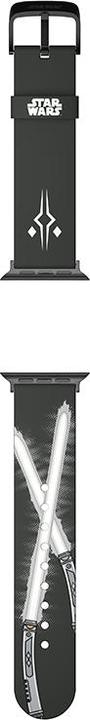 Actual product image Moby Fox Star Wars - Apple Watch Armband 38/40/41/42/44/45/49 mm (The Mandalorian Ahsoka Tano Lichtschwert) (Silicone)
