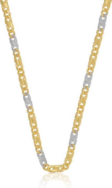 Produktbild Muau 8er-Kette (750, Weissgold, 18K Gelbgold, 50 cm)