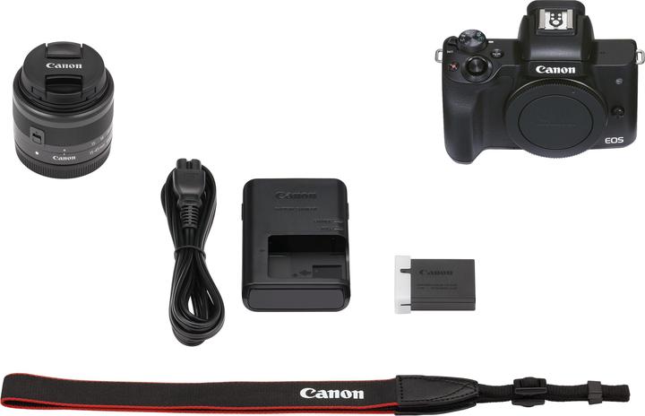 Produktbild Canon EOS M50 Mark II (15 - 45 mm, 24 Mpx, APS-C / DX)