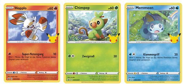 Produktbild Pokémon PKM: Erste Partner Galar Card Pack (Chimpep, Hopplo, Memmeon) -D- (Englisch, Booster Pack)
