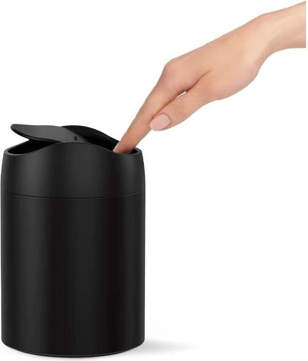Produktbild Simplehuman Abfalleimer 1.5 l, Schwarz matt (1.50 l)