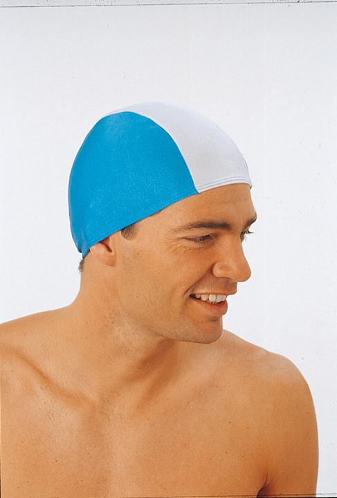 Produktbild Beco Beermann GmbH & Co. KG Herren Textil-Schwimmhaube Kappe, blau/Weiss, One Size