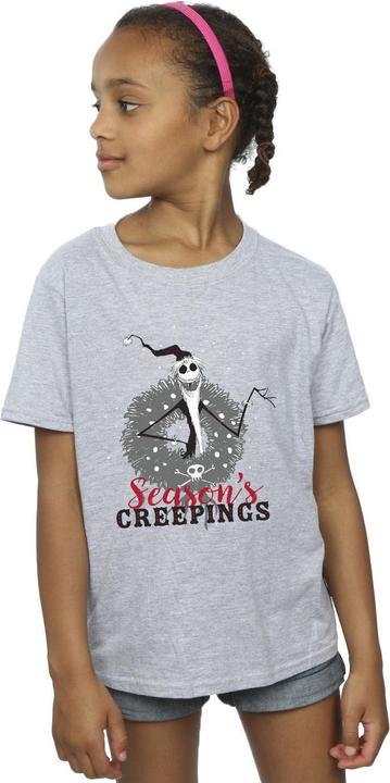 Image du produit Disney - T-shirt THE NIGHTMARE BEFORE CHRISTMAS SEASONS CREEPINGS WREATH - Fille (116)