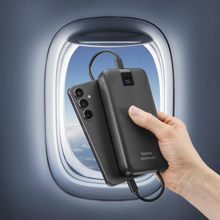 Produktbild Hama Power Pack PD 20 (20000 mAh, 20 W, 74 Wh)