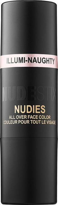 Productafbeelding Nudestix Nudies All Over Face Colour Bronze + Glow bronzing en highlighting stick Illumi Naughty (Brons, Markeerstift)