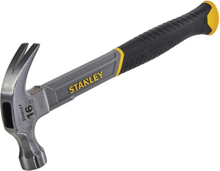 Actual product image Stanley All Purpose Cutter, STHT0-51310 Claw Hammer Fibreglass, Curved Claw Hammer, 570g (20oz) (560 g)