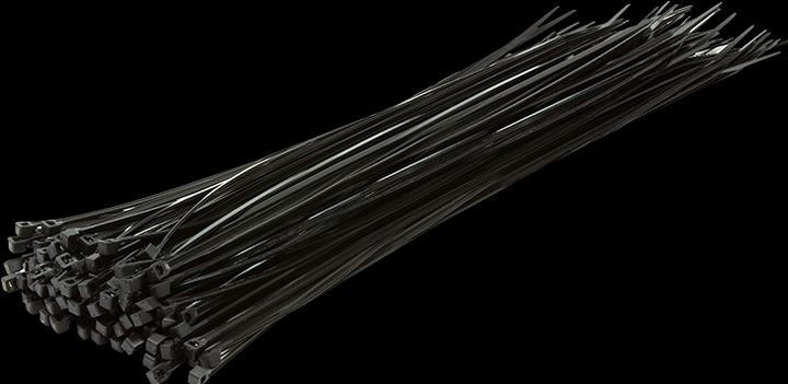 Image du produit LogiLink Colliers de serrage 100 pièces, longueur : 500 mm, épaisseur : 4,4 mm, noir (Serre-câbles en plastique, 500 mm, 100 pcs)