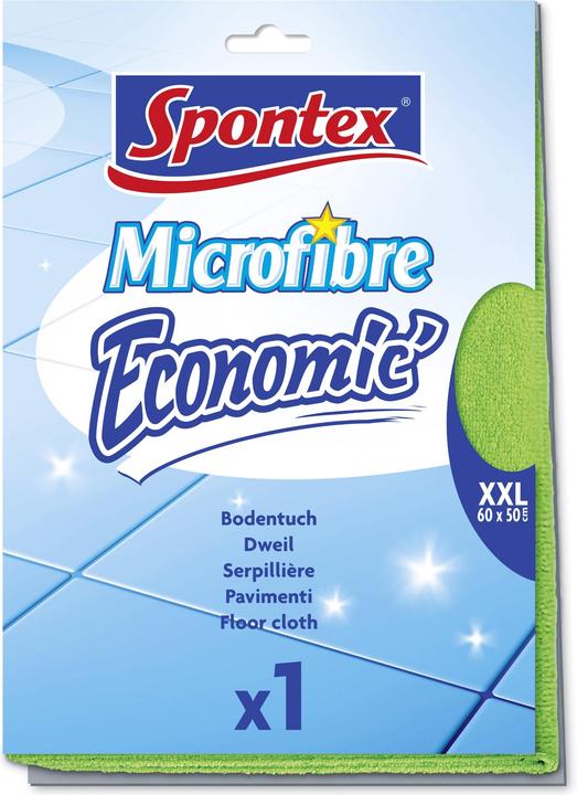 Actual product image Spontex Floor cloth Microfibre Economic XXL assorted colours