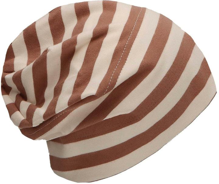 Sterntaler Mütze Slouch-Beanie gestreift Braun Gr. 39 (39)