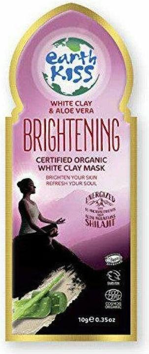 Produktbild Earth Kiss BRIGHTENING certified organic white clay mask 10 ml (10 ml)