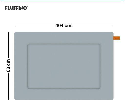 Image du produit Fluffino Couverture pour chien L, Gris (Chien)