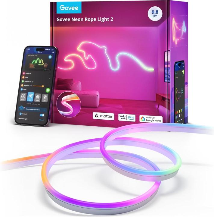 Produktbild Govee Neon (RGBIC, 300 cm, Indoor)