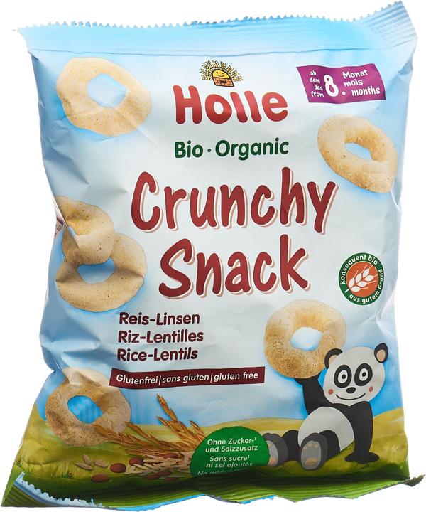 Actual product image Holle Bio-Crunchy Snack Reis Linsen (25 g)
