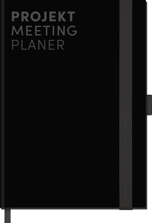 Produktbild Projekt-Meeting Planer Black (A5)