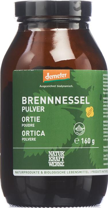 Actual product image NaturKraftWerke Nettle powder Demeter Plv (160 Piece, Powder, 502 g)