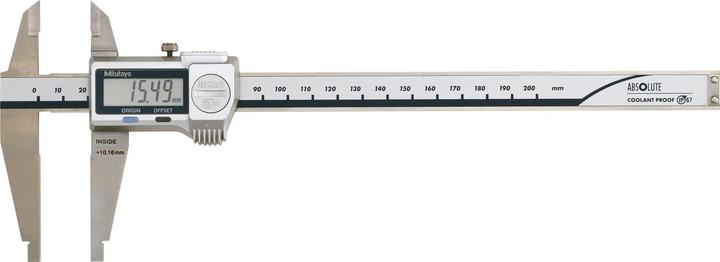 Actual product image Mitutoyo Digital ABS workshop caliper IP67 with beak/standard measuring surfaces, measuring range: (30 cm)