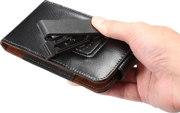 Actual product image Cover-Discount Vertical belt bag M 360 rotatable (Apple iPhone X, Samsung Galaxy S7, Huawei P9)