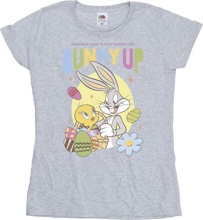 Actual product image Looney Tunes Womens/Ladies Bunny Up Cotton T-Shirt (L)