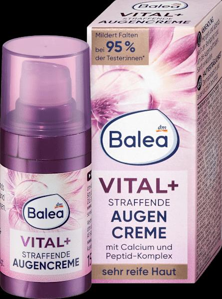 Produktbild dm Balea Augencreme Vital+ straffend (Crème, 15 ml, Tag + Nacht)