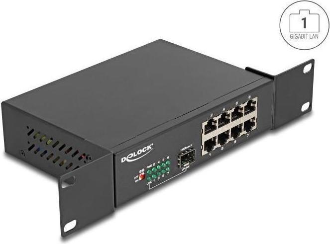 Produktbild Delock 10" Gigabit Ethernet Switch (9 Ports)