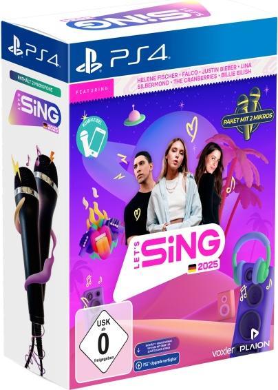 Produktbild Plaion Let's Sing 2025 German Version (+ 2 Mics) (PS4) (USK) (PS4, DE)
