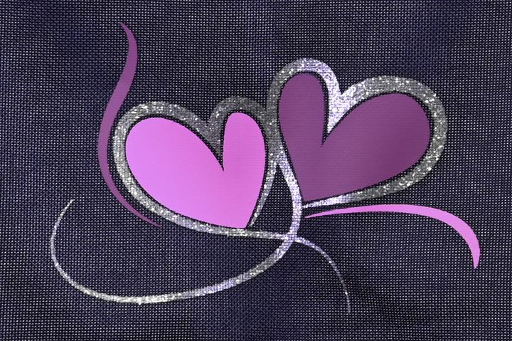 Image du produit Knorrtoys Poussette de poupée Jogger Lio - flying hearts blue pink