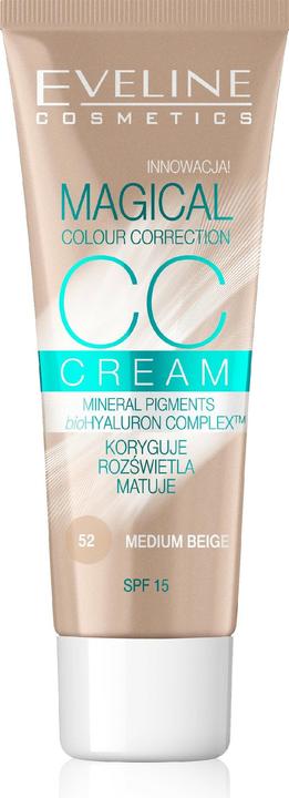 Actual product image Eveline Fluid Magical CC Cream No. 52 Medium Beige 30ml (Medium Beige)