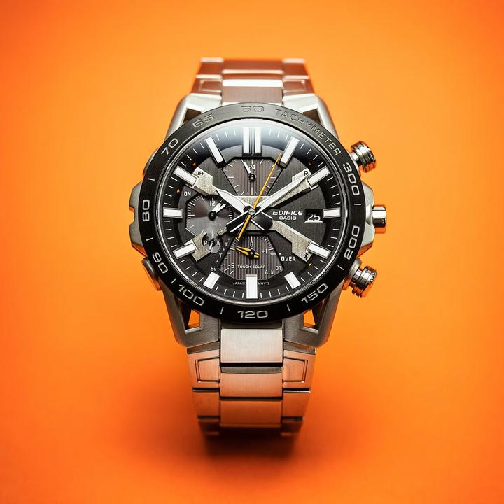 Image du produit Casio Edifice EQB-2000DB-1AER (Montre analogique, Chronographe, 48 mm)
