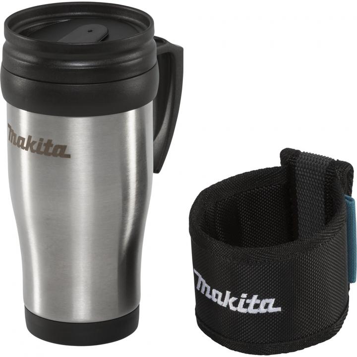 Actual product image Makita E-15578 Thermos mug with belt pouch (0.40 l)