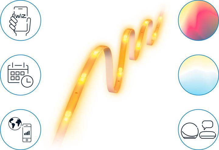 Actual product image WiZ LED strips (RGBW, 400 cm, Indoor)