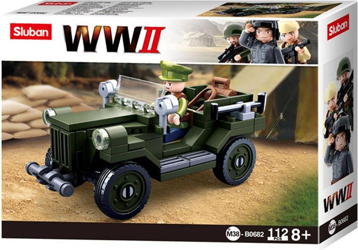 Actual product image Sluban WWII - GAZ-67 Allied car