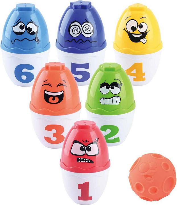 Produktbild Play Bowling Spielset Faces, 13-tlg.