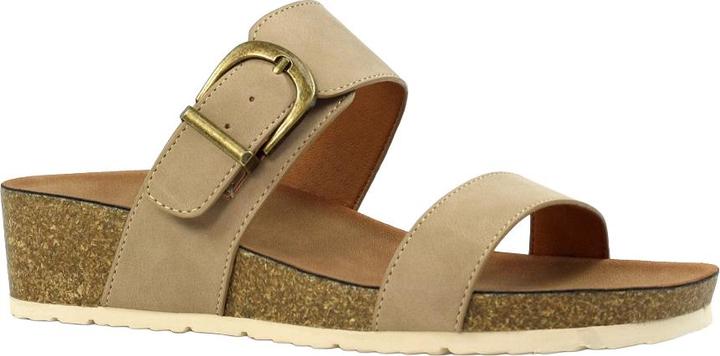 Actual product image Lunar Womens/Ladies Ripple Wedge Sandals (38)