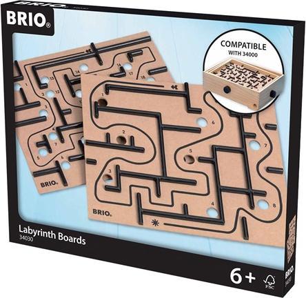 Actual product image Brio Labyrinth spare plates (German, English, Italian)
