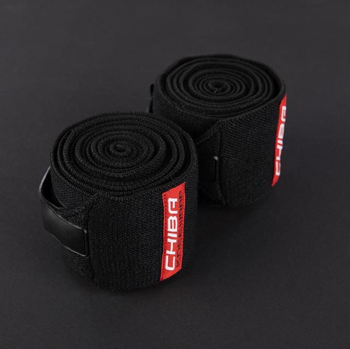 Actual product image Chiba Knee Bandage Black Line (One size)