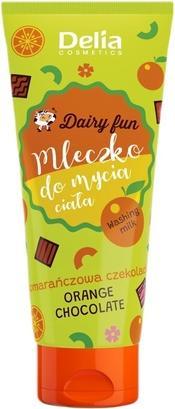 Actual product image Delia Cosmetics Deliadairy Fun Body Wash Orange Chocolate - 200ml (200 ml)