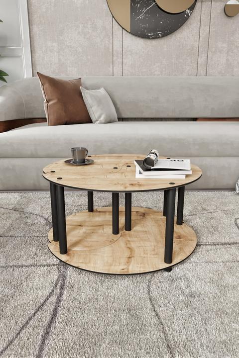 Produktbild Hanah Home Yin Yang Coffee Table 2 Set (70 x 38 x 70 cm)