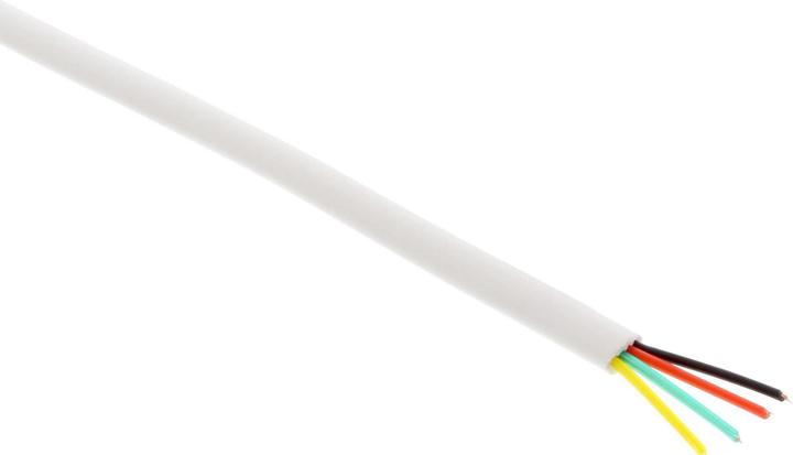 Actual product image InLine Modular cable, 4 cores, white, 100 m, ring (69981C)
