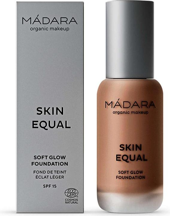 Immagine prodotto Madara Organic Skincare Skin Equal Fondotinta Soft Glow SPF15 30ml Chestnut (90 Chestnut)