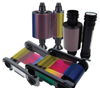Produktbild Evolis YMCKO Color Ribbon - 300 (Schwarz, Violett, Gelb, Türkis)