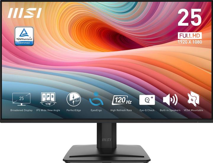 Produktbild MSI PRO MP251 E2 (1920 x 1080 Pixel, 24.50")