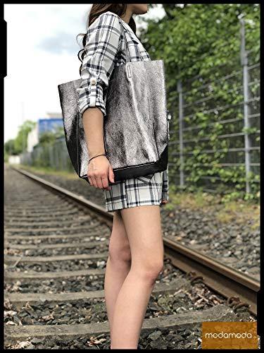 Actual product image Modamoda De Shopper with inside pocket