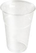 Actual product image Abena Plastic glass 40 cl Ø95xH135 mm bioplast PLA Clear,50 pcs/ps - (50 pcs.)