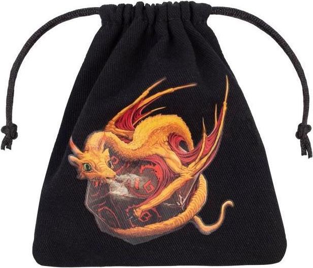 Produktbild Q Workshop BDRA171 - Dragon schwarz & adorable, Würfeltasche