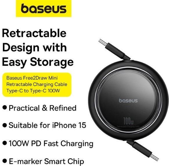 Actual product image Baseus USB C – USB C (1 m, USB 3.0)