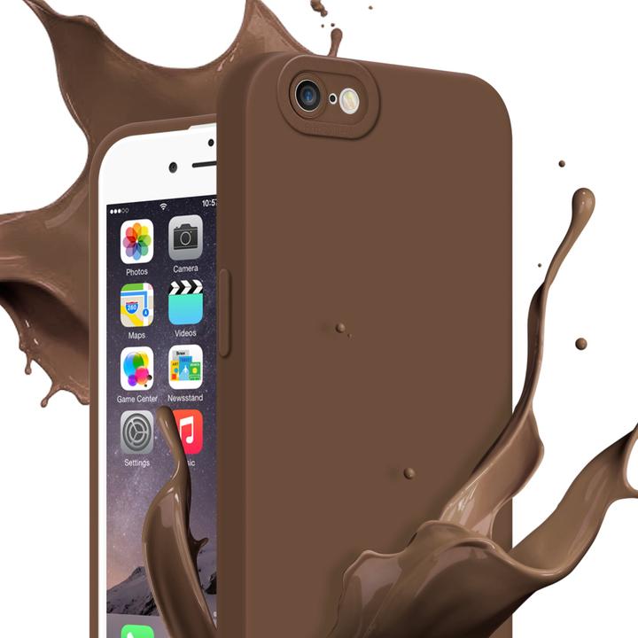 Productafbeelding Cadorabo Hoesje voor Apple iPhone 6 PLUS / 6S PLUS in TPU Fluid LM162 Style (Apple iPhone 6 Plus)