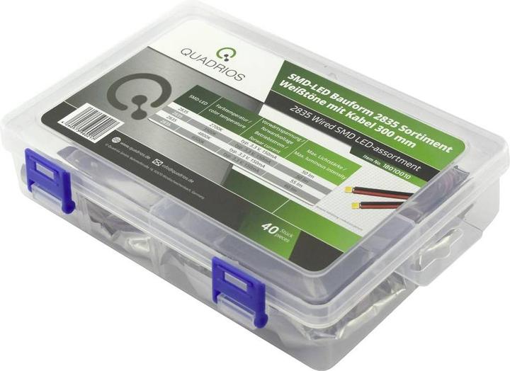 Immagine prodotto Quadrios Assortimento di LED Bianco 150 mA 3,3 V
