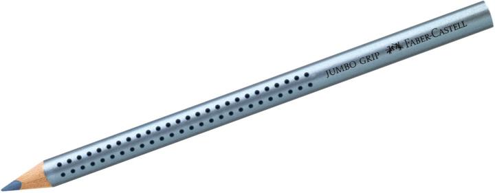 Actual product image Faber-Castell JUMBO GRIP Metallic - Blue (Blue, 1 x)